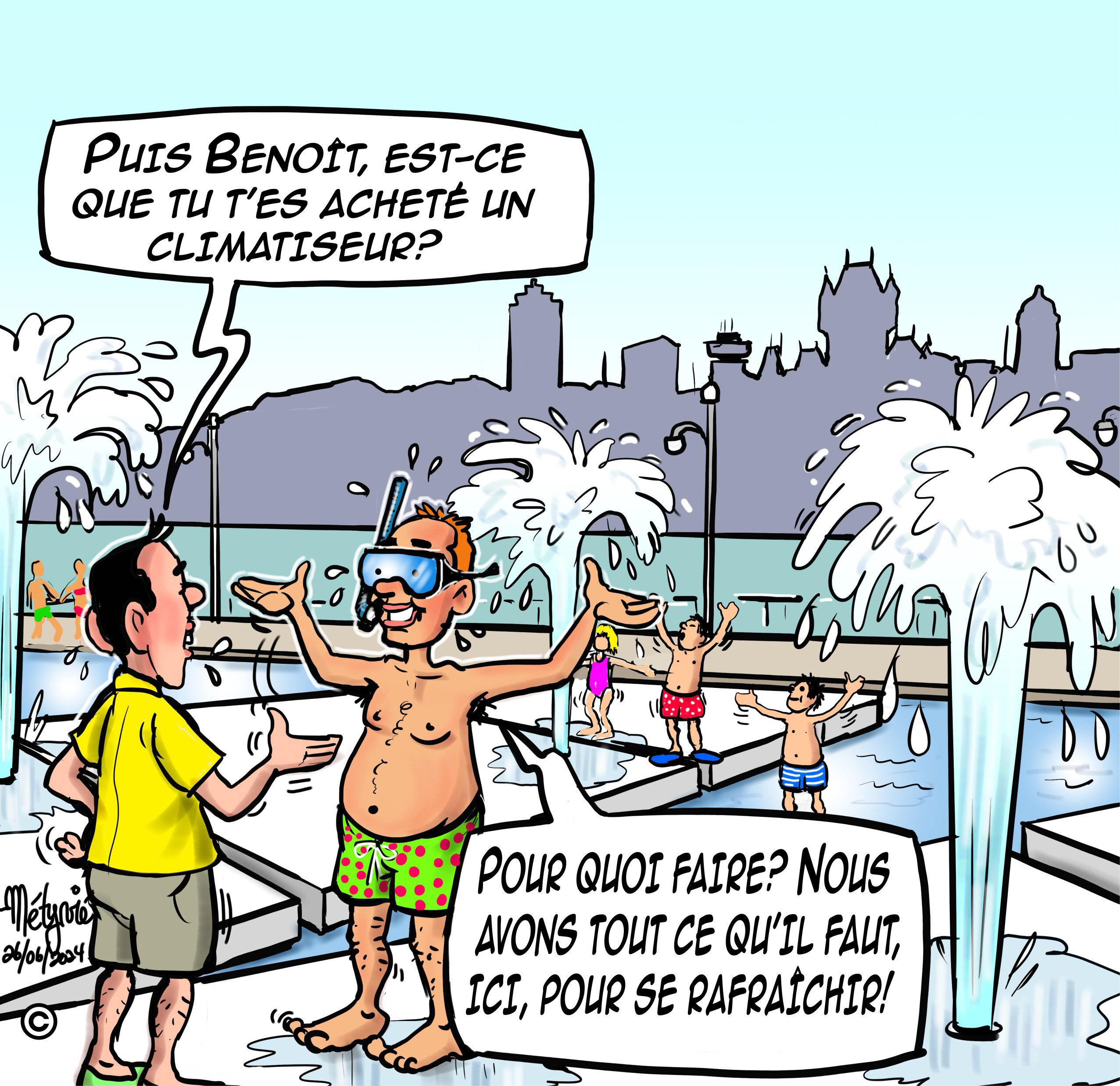 Un été chaud : Le quai Paquet sera sûrement très populaire...
