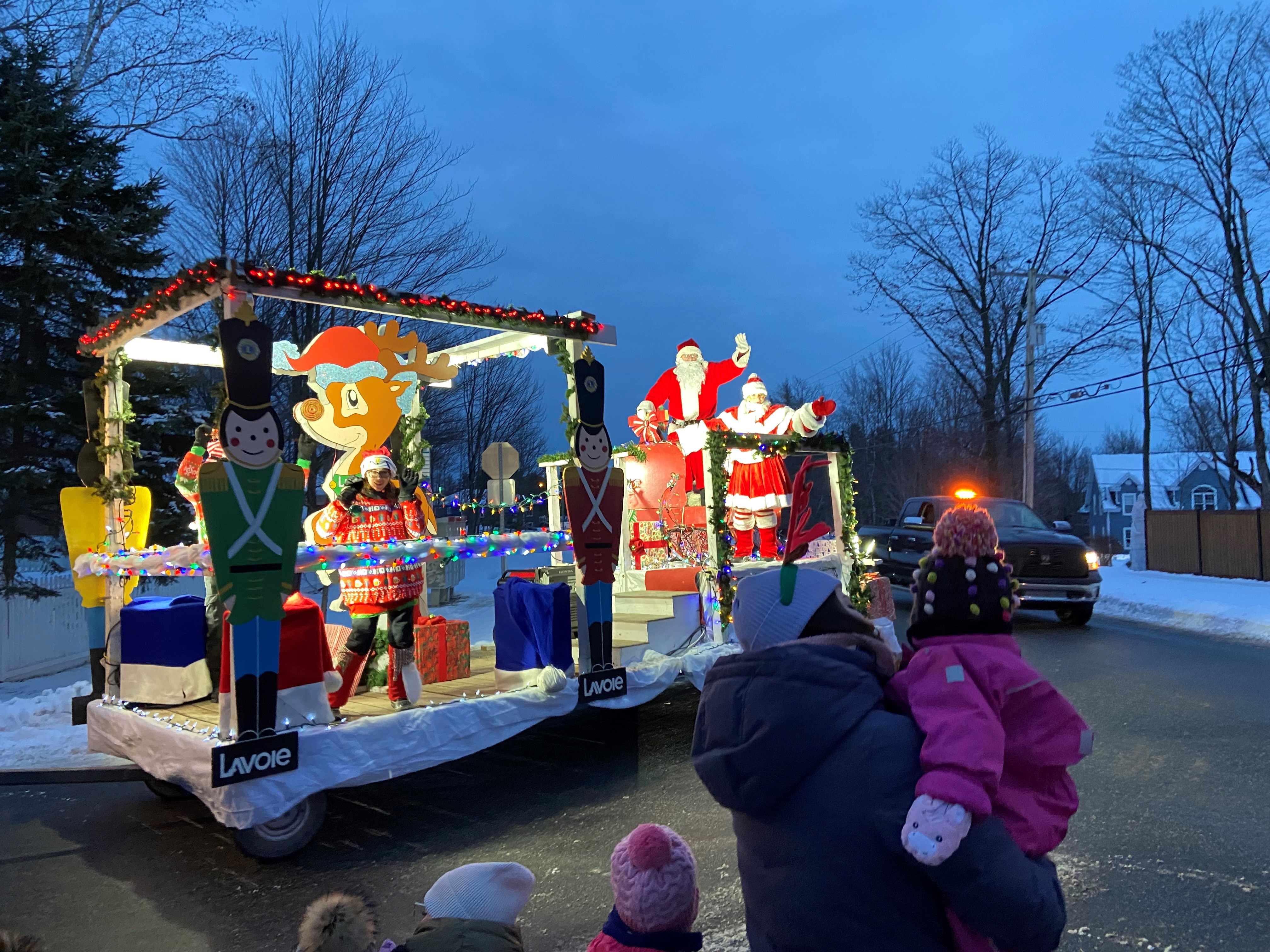 Le père Noël de passage à Breakeyville