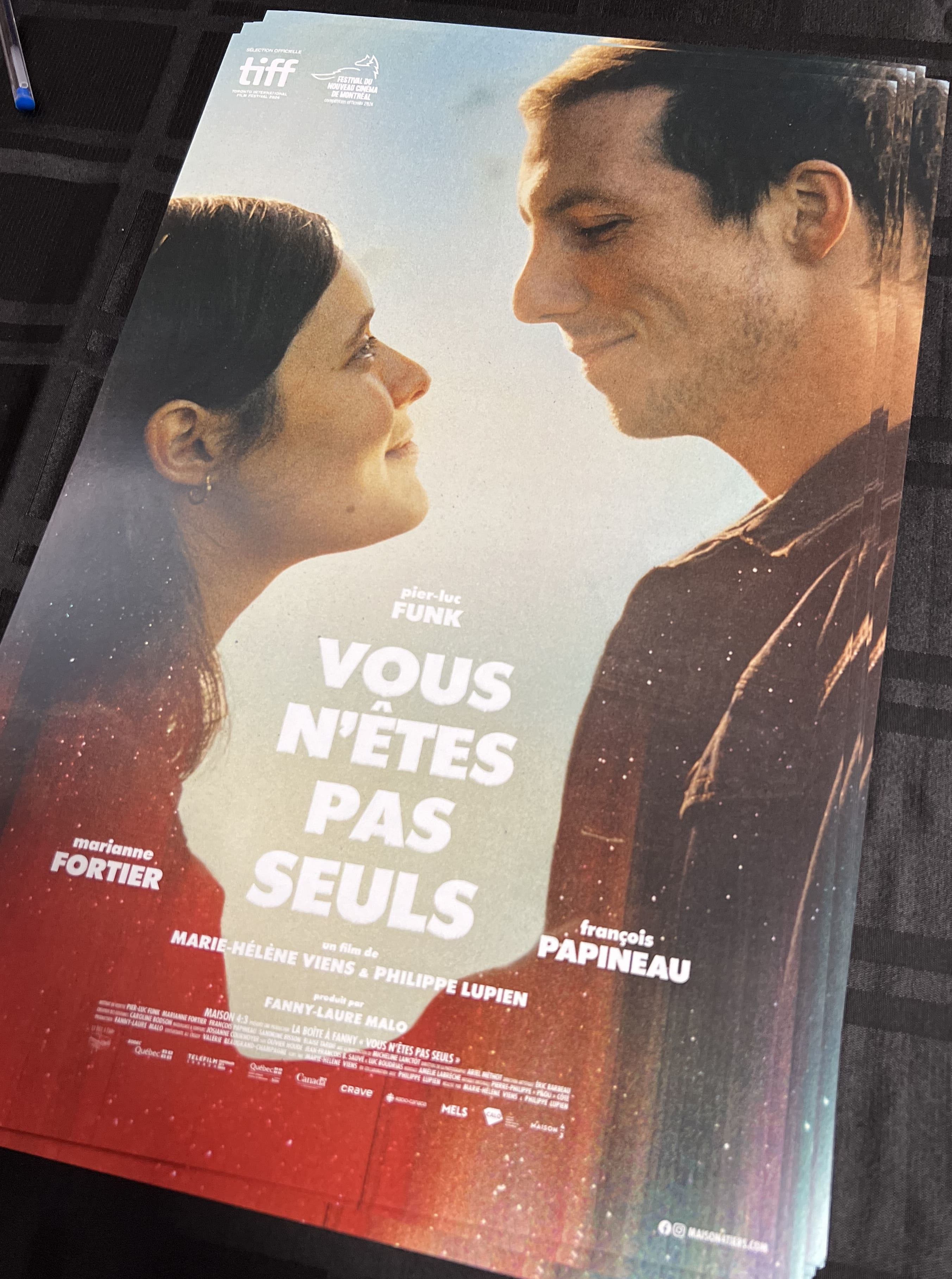 Avant-première du film Vous n’êtes pas seuls au Cinéma Lido de Lévis