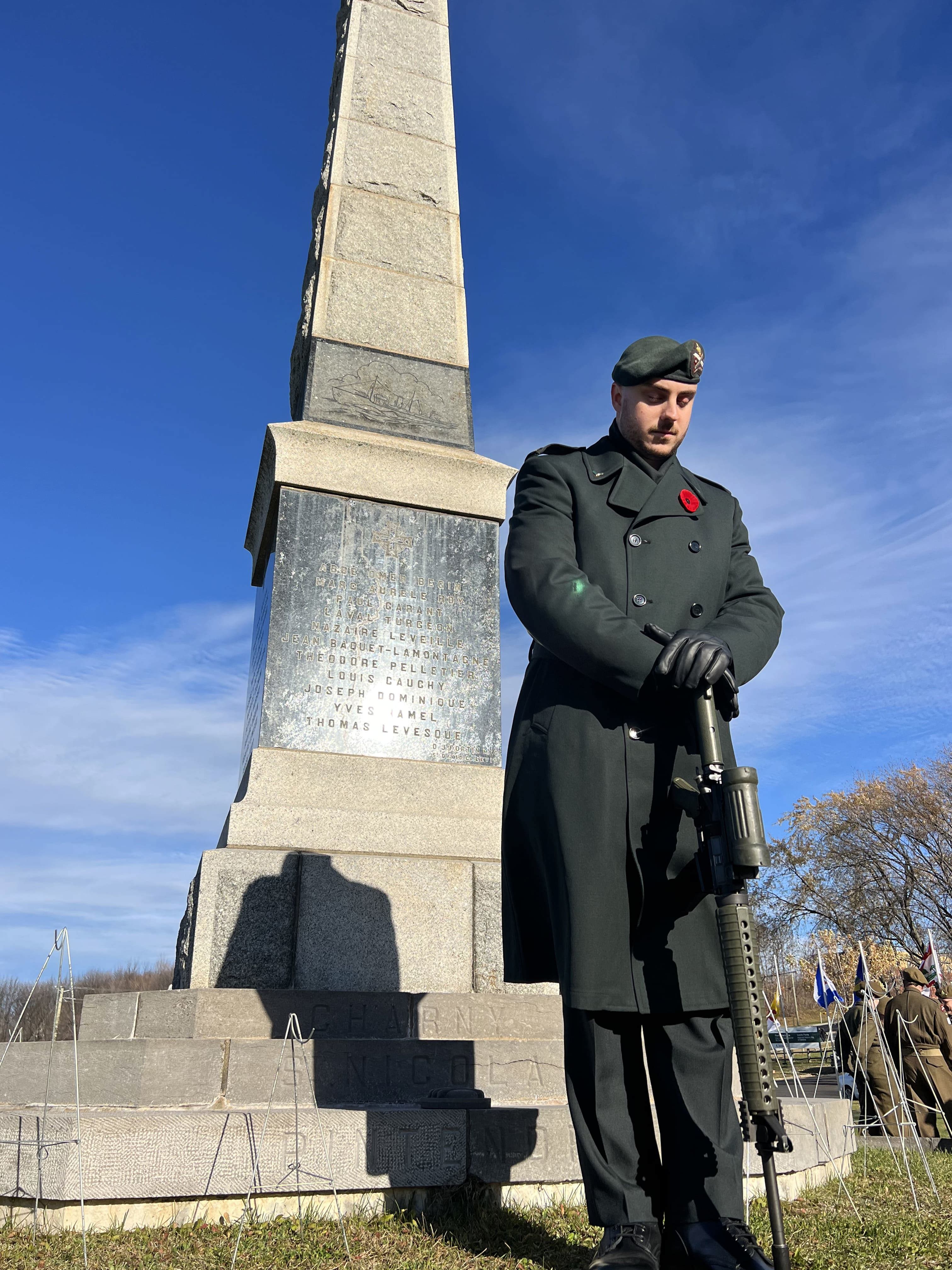 Commémoration dans le cadre du jour du Souvenir à Lévis